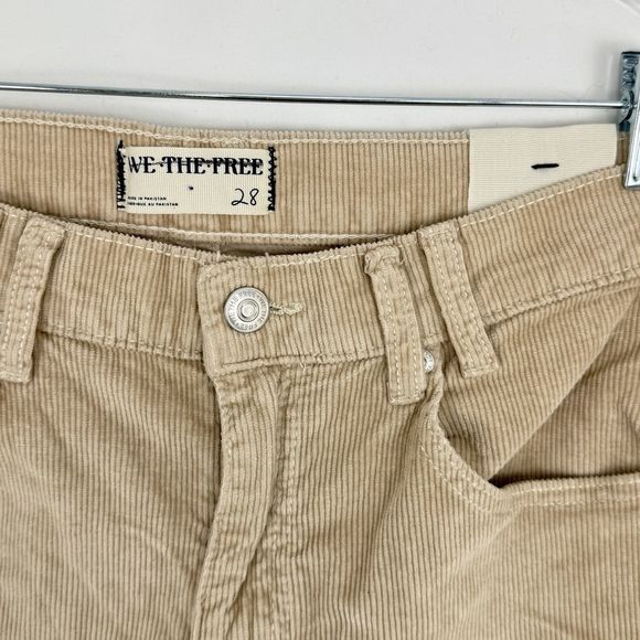 COPY - WE THE FREE Risk Taker High Rise Straight Corduroy Pants Women's Sz 28 N… - Picture 6 of 16